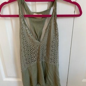 Hollister Flowy Peasant Tank Top